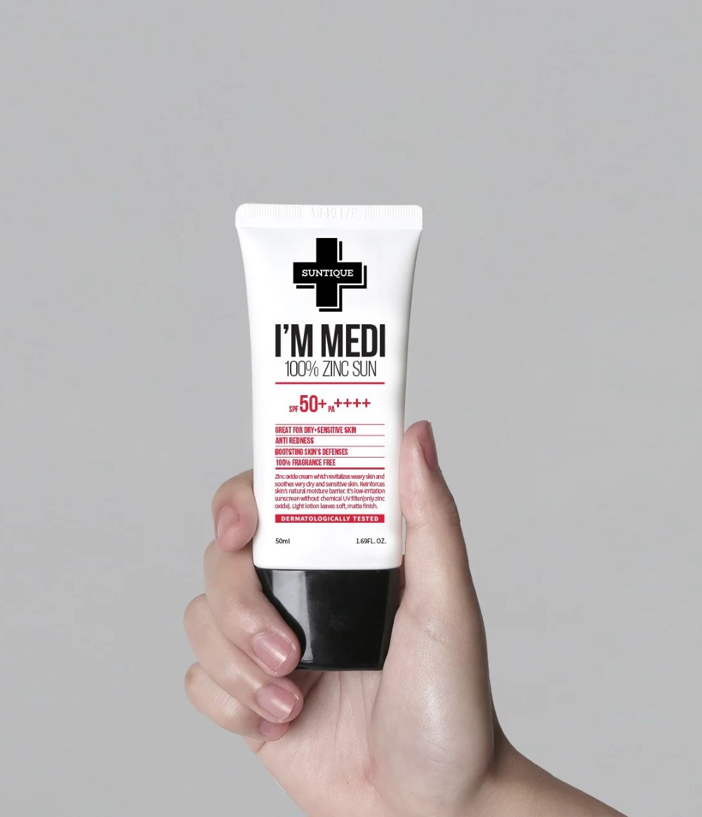 Buy I'M MEDI Korean 100% Zinc Sun SPF50+ PA++++ from SUNTIQUE available online at VEND. Explore more skincare products now