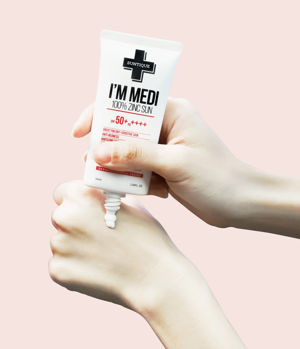 Buy I'M MEDI Korean 100% Zinc Sun SPF50+ PA++++ from SUNTIQUE available online at VEND. Explore more skincare products now