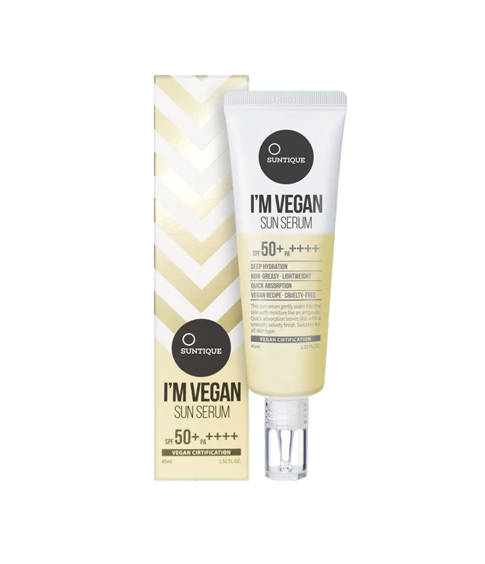 Buy I'm Vegan Korean Sun Serum SPF 50+ Pa ++++ from SUNTIQUE available online at VEND. Explore more skincare products now