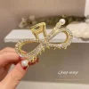 Fyonkaa store Swarovski Hair Bow Clips