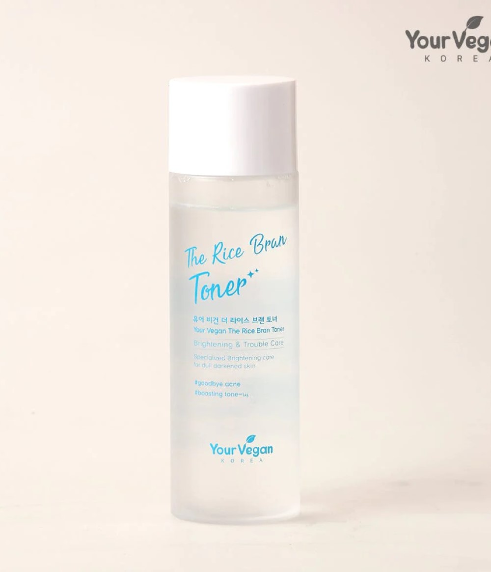 Buy The Rice Bran Korean Toner - Korean Made from YOUR VEGAN available online at VEND. Explore more skincare products now