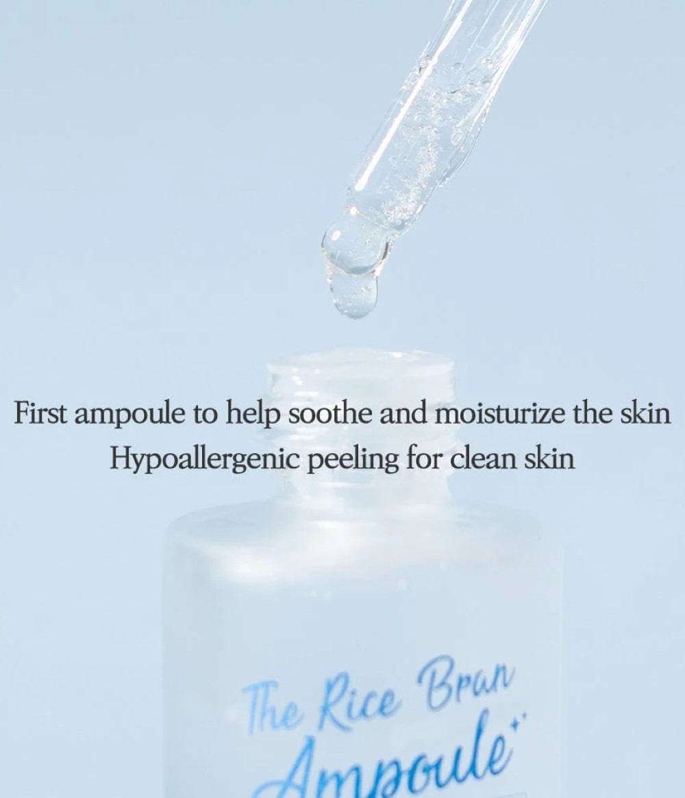 Buy The Rice Bran Ampoule - Korean Made from YOUR VEGAN available online at VEND. Explore more skincare products now