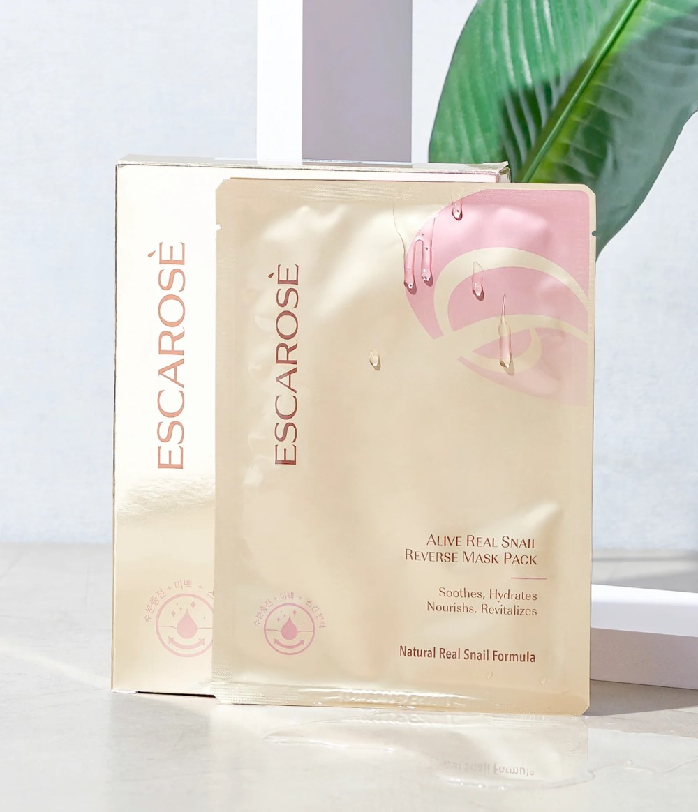 Buy Alive Real Snail Korean Reverse Mask from ESCAROSÉ available online at VEND. Explore more skincare products now