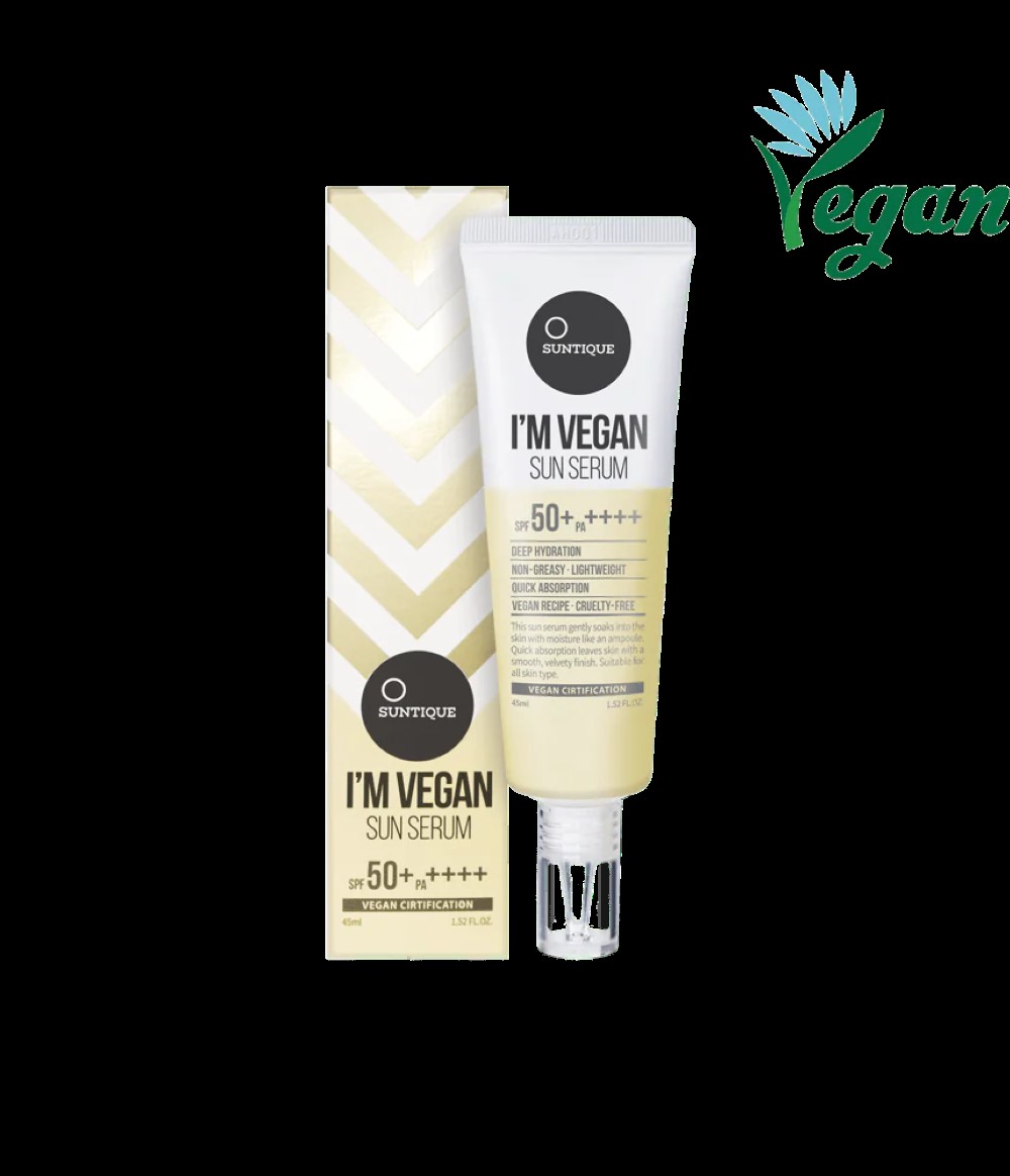 Buy I'm Vegan Korean Sun Serum SPF 50+ Pa ++++ from SUNTIQUE available online at VEND. Explore more skincare products now