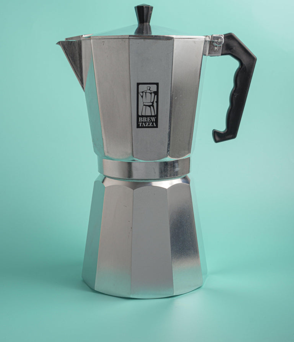 'Grande Silver Sovereign' Moka Pot