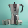 'Imperial Silver Monarch' Moka Pot